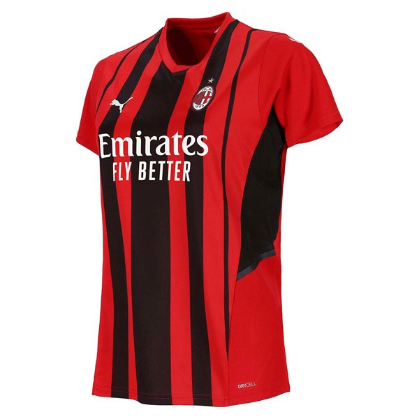 Camiseta Milan 1ª Mujer 2021 2022